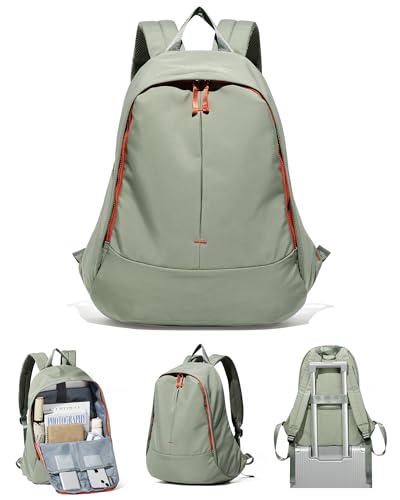 sikazan Schultasche Dame Rucksack Schule Teenage Uni Rucksack Damen Klein Casual Daypacks（Grün） von sikazan