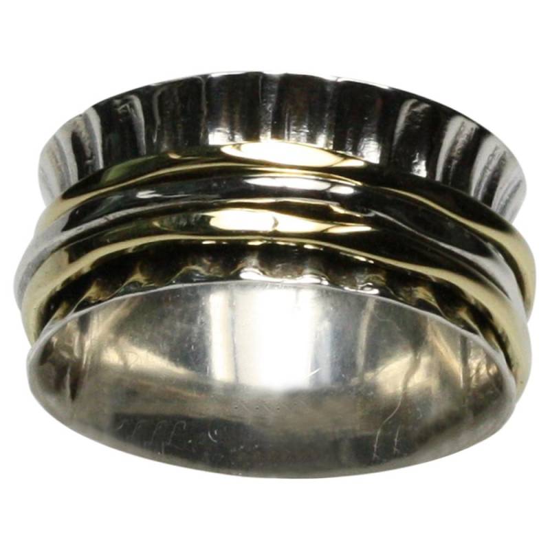Drehring Aus 925Er Silber Mit Messing von silberringede