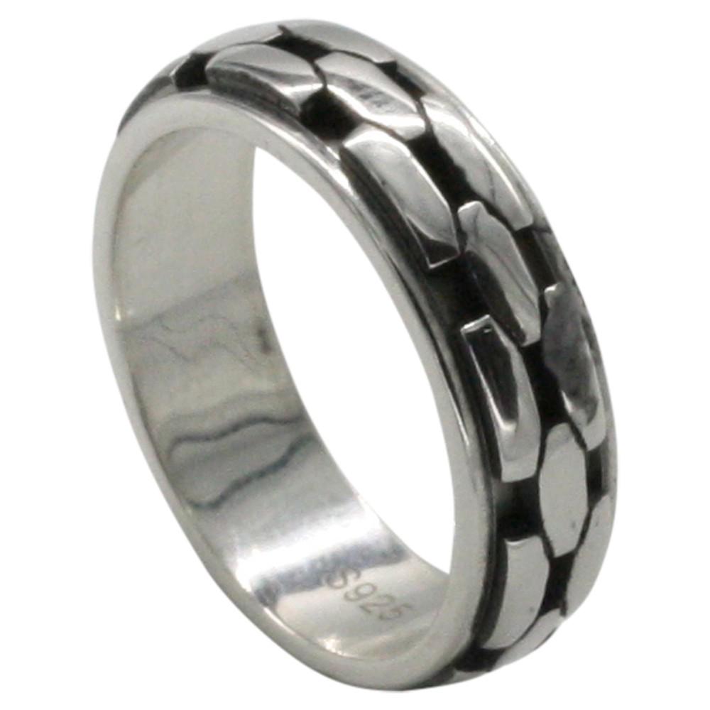 Drehring Silber 925 Modernes Design von silberringede