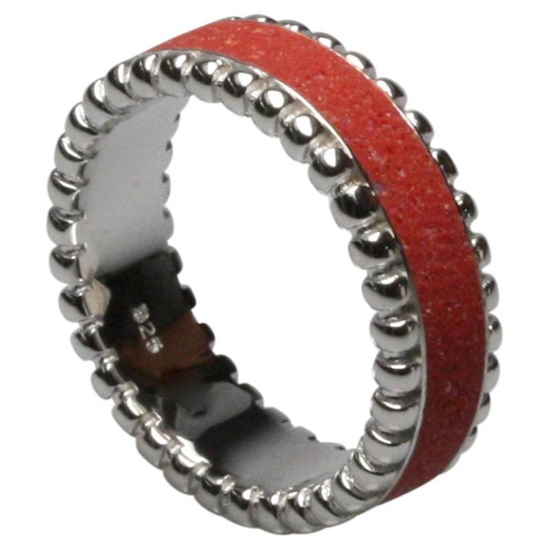 Eleganter Bandring 925Er Silber Mit Koralle Eleganter Bandring 925Er Silber Mit Koralle von silberringede