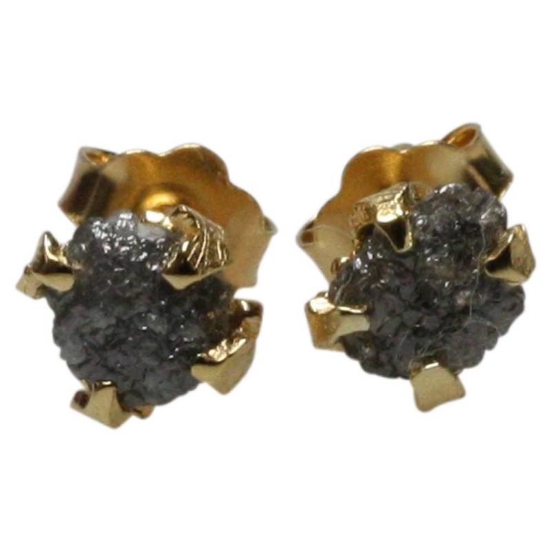 Hochwertig Vergoldete Ohrstecker Aus 925Er Silber Mit Rohdiamant Hochwertig Vergoldete Ohrstecker Aus 925Er Silber Mit Rohdiamant von silberringede