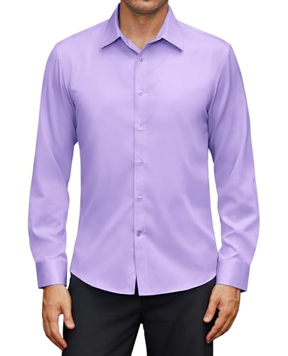 siliteelon Business Hemd Baumwolle Regular Fit Freizeithemd Atmungsaktiv Klassische Einfach Shirt Konzert Dating von siliteelon