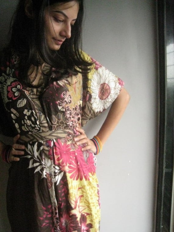 I Love Coffee Kaftan Kleid - Geschenk Für Sie von silkandmore