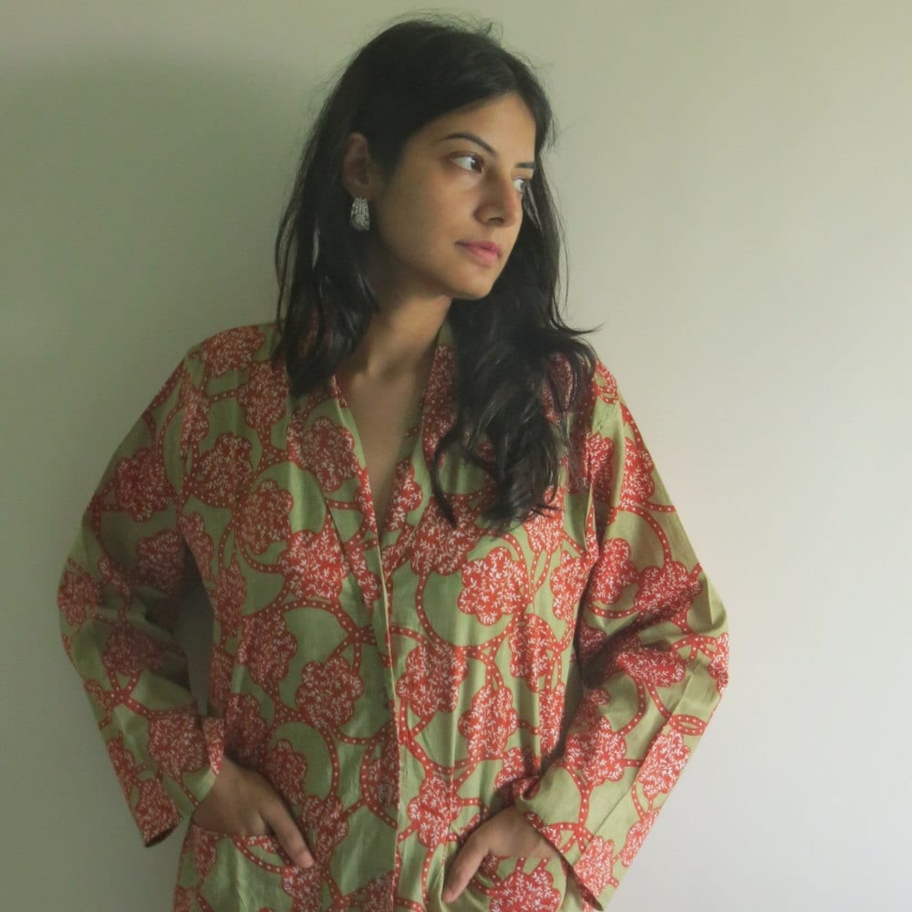 Hausmantel, Morgenmantel, Seidenblumen, Brautjungfer, Elegant, Für Die Brautmutter von silkandmore