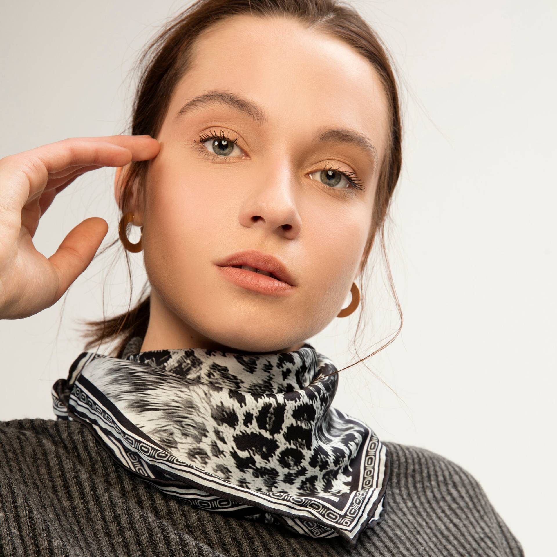 Seiden - Und Flussschal Geschenk Verpackt Set % 100 Handgemachte Schals + Kostenloses Armband Atmungsaktiv Digital Leopard Bedruckte Premium Seiden - Und Flussschal Geschenk Verpackt Set % 100 Handgemachte Schals + Kostenloses Armband Atmungsaktiv Digital Leopard Bedruckte Premium von silkandriver