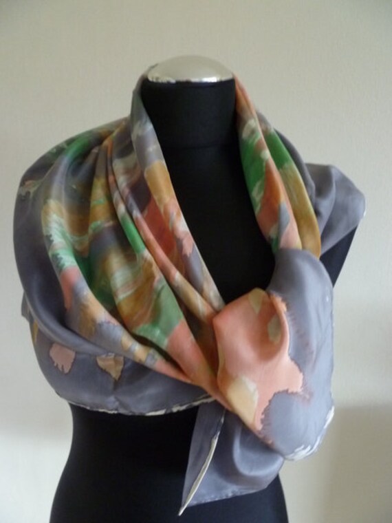 Nr. 133 - Crepe De Chine 90 X90 Nr. 133 - Crepe De Chine 90 X90 von silkdesignartdeco