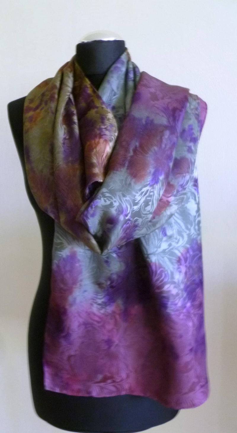 Nr. 153 - Seidenschal Jacquardmuster Nr. 153 - Seidenschal Jacquardmuster von silkdesignartdeco