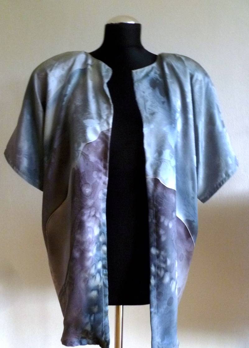 Nr. 170 - Seidenbluse Jaquardseide Nr. 170 - Seidenbluse Jaquardseide von silkdesignartdeco