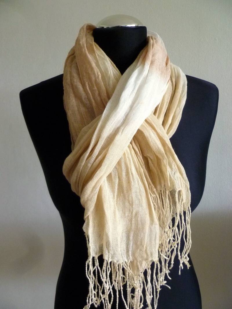 Nr. 18 - Leinenschal 100% Frühling Nr. 18 - Leinenschal 100% Frühling von silkdesignartdeco