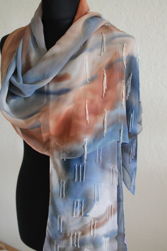 Nr. 90 - Außergewöhnlicher Schal 45 X 180 Nr. 90 - Außergewöhnlicher Schal 45 X 180 von silkdesignartdeco