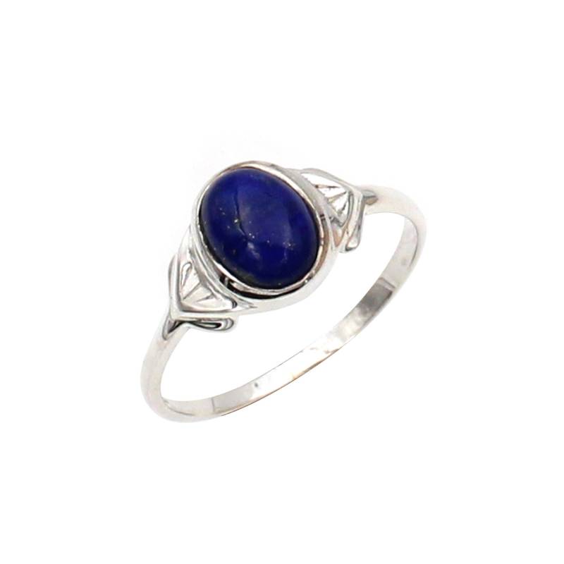 Blaue Lapis Lazuli Cabochon Natürlichen Edelstein 925 Feine Silber Ring Schmuck, Frauen Männer Schmuck von silverjewelleryworld