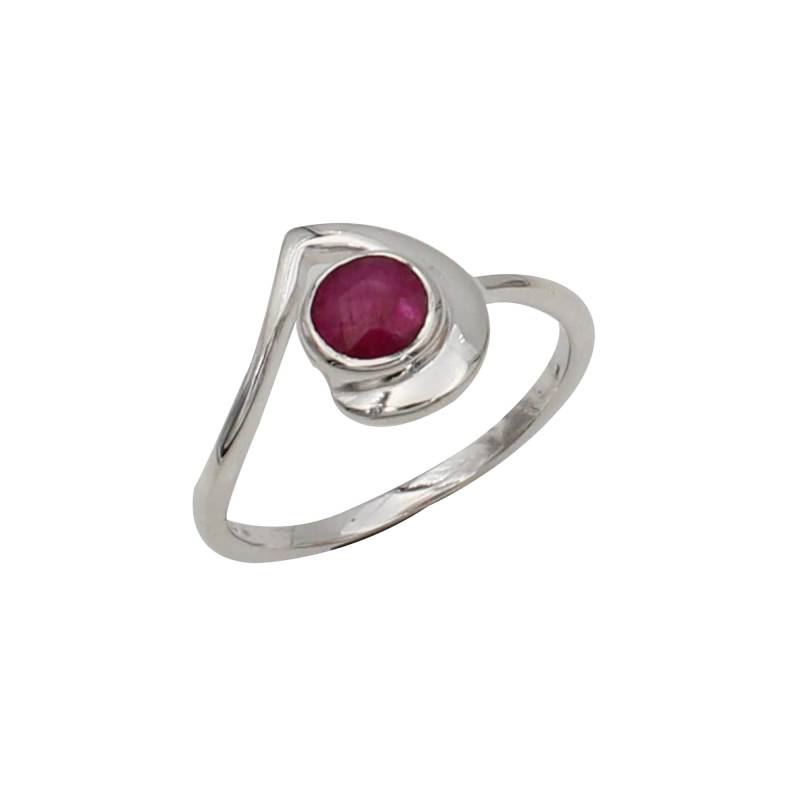 Rosa Rubin 925 Sterling Stempel Silber Ring Produkt, Frauen Schmuck, Männer Schmuck von silverjewelleryworld