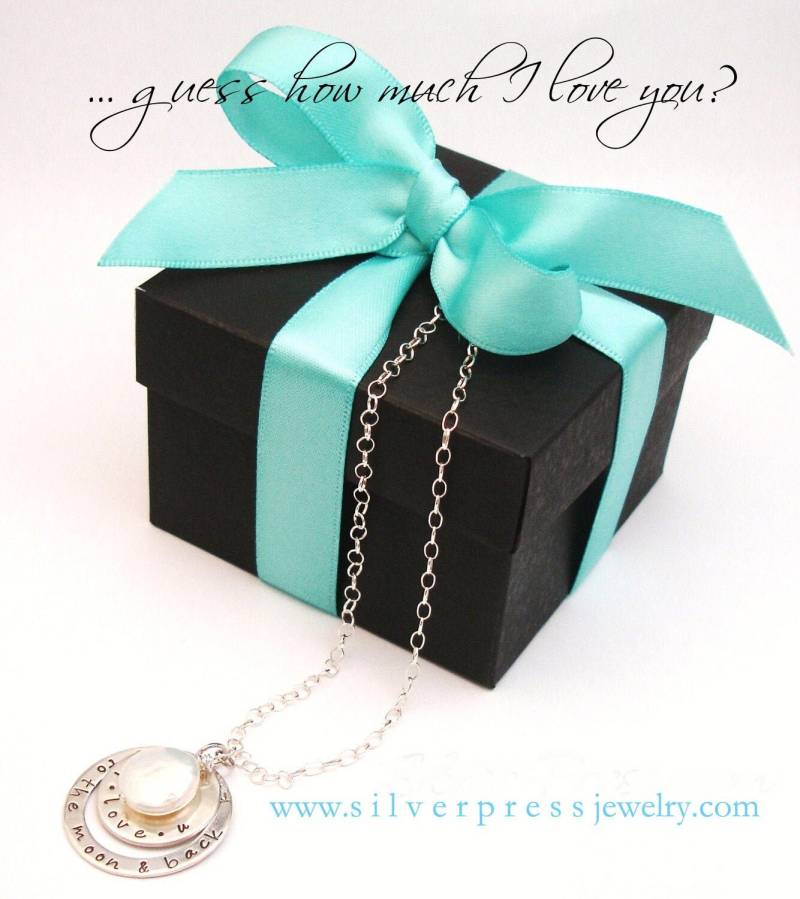Personalisierte Sterling Silber Halskette Anhänger Schmuck I Love You To The Moon & Back Mother's Mom Gift By Silverpress Personalisierte Sterling Silber Halskette Anhänger Schmuck I Love You To The Moon & Back Mother's Mom Gift By Silverpress von silverpress