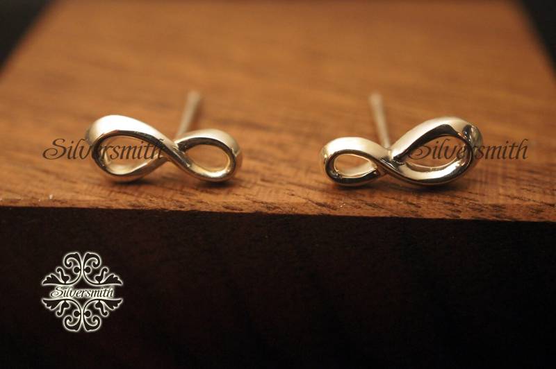 Neu 925 Unendlichkeit Sterling Silber Ohrringe von silversmithhk