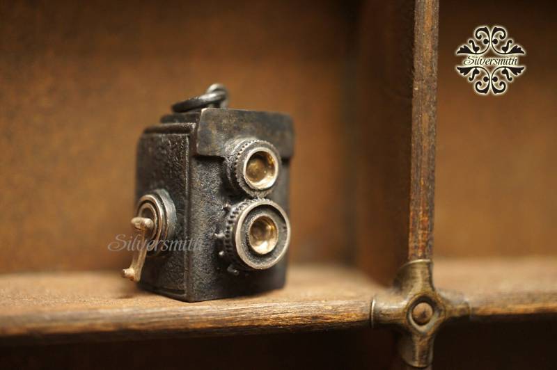 Twin-Lens Reflex 925Er Silber Anhänger von silversmithhk