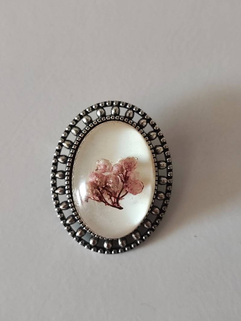 Brosche Resin Getrocknete Blumen Brosche Resin Getrocknete Blumen von silvianas