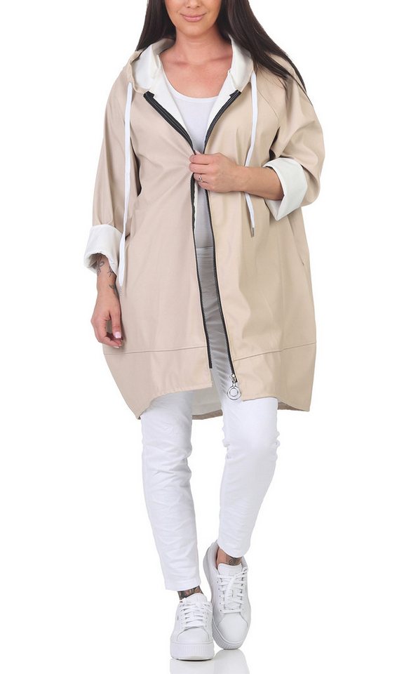 simarada Regenjacke Damen Jacke 37115 38 - 42 Beige von simarada