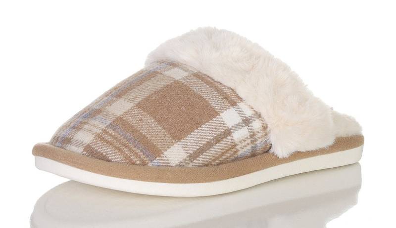 simaranda Damen Hausschuhe 805 40/41 Beige Hausschuh von simaranda