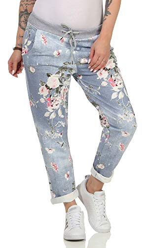 simaranda Damen Jogginhose im Boyfriend-Style Sweatpants für Freizeit Sport und Fitness 7 (Einheitsgröße 36-40, Modell 10) von simaranda