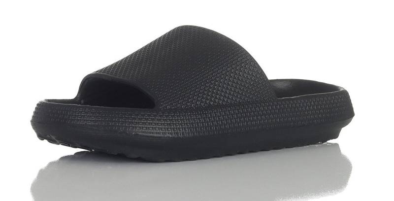 simaranda Herren Damen Schlappen 4446 42-43 Schwarz Schlappen von simaranda