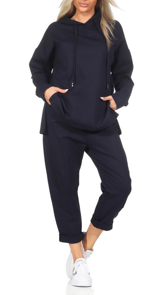 simaranda Jogginganzug Damen Jogginganzug 7036 36-42 Navy (Set) von simaranda