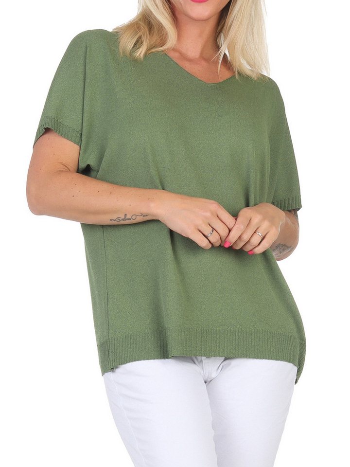 simaranda Strickpullover Damen Pullover 1923 36-40 Oliv von simaranda