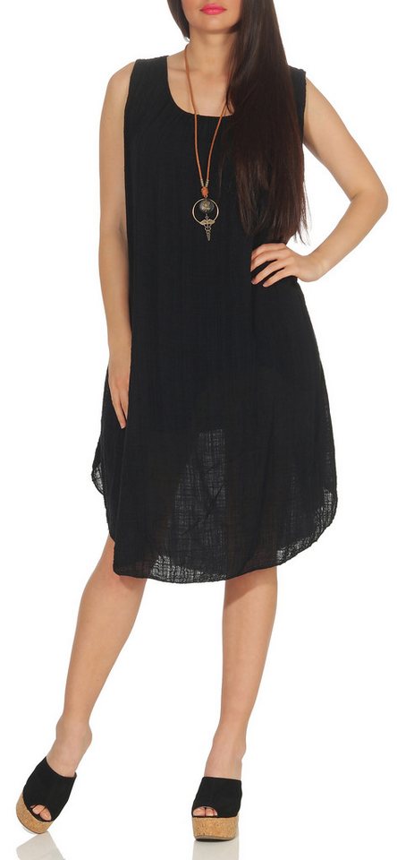 simaranda Trägerkleid 35 mit Kette Strandkleid Boho Sommerkleid lang von simaranda