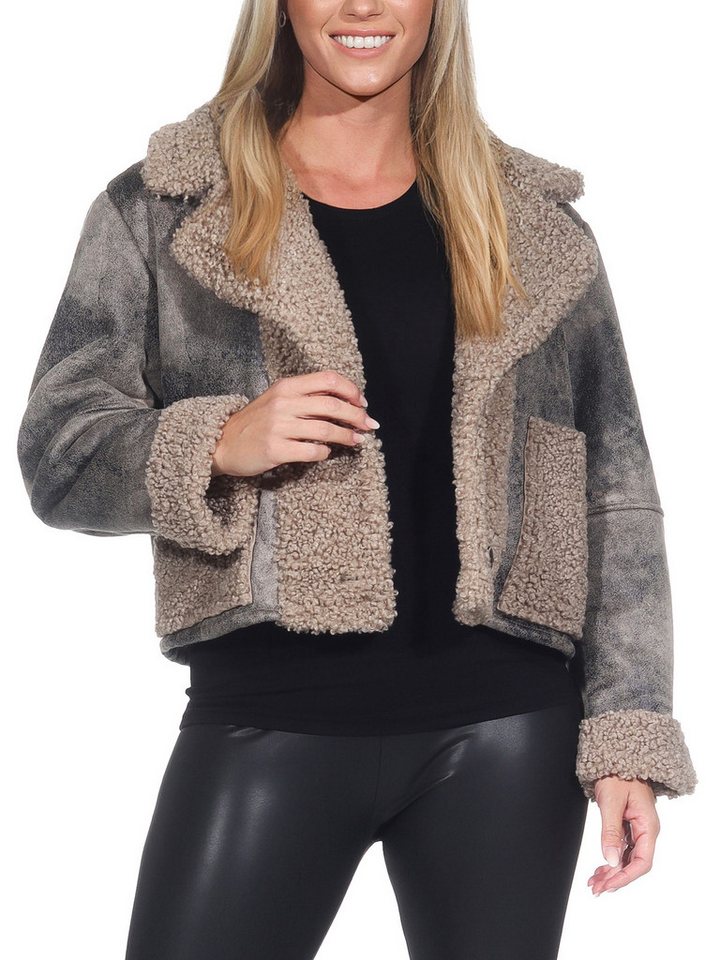 simaranda Wolljacke Jacke Damen 185 S Grau simaranda Wolljacke Jacke Damen 185 S Grau von simaranda