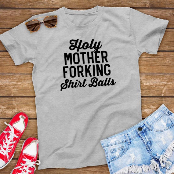 Heilige Mutter Gabelung Shirt Balls | Lustiges Geschenk Good Place - Herren Damen Unisex Für Erwachsene von simpleeDmaree