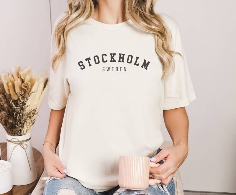 Stockholm Shirt, Sweden T City Städte Workout Muttertag, Geschenk Für Sie, Gift von simplforyou