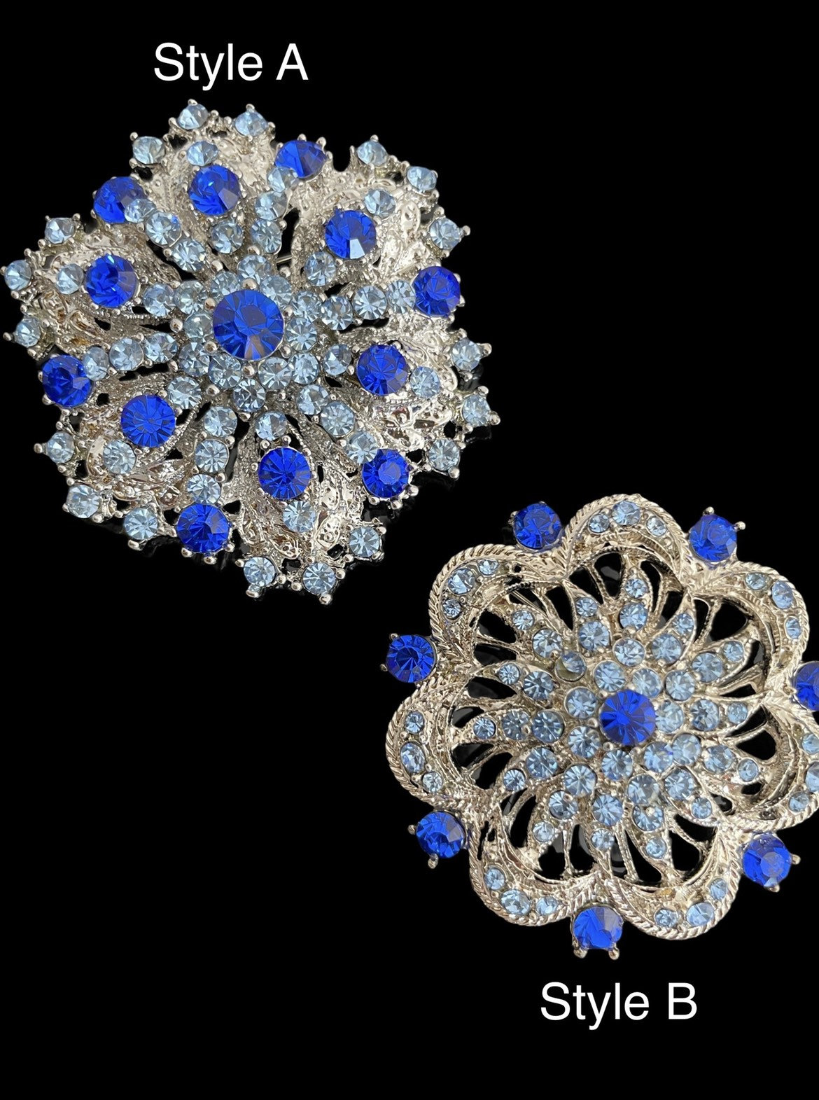 Große Blue Sky Strass Brosche - Crystal Pin Blaue Pin-Back Bouquet Anstecknadel Große Blue Sky Strass Brosche - Crystal Pin Blaue Pin-Back Bouquet Anstecknadel von simplysassysource