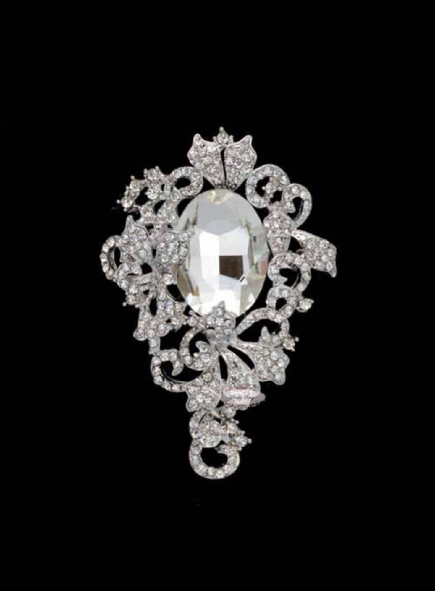 Große Kristall Strass Brosche Diy Hochzeitsschmuck Verschönerung Große Kristall Strass Brosche Diy Hochzeitsschmuck Verschönerung von simplysassysource