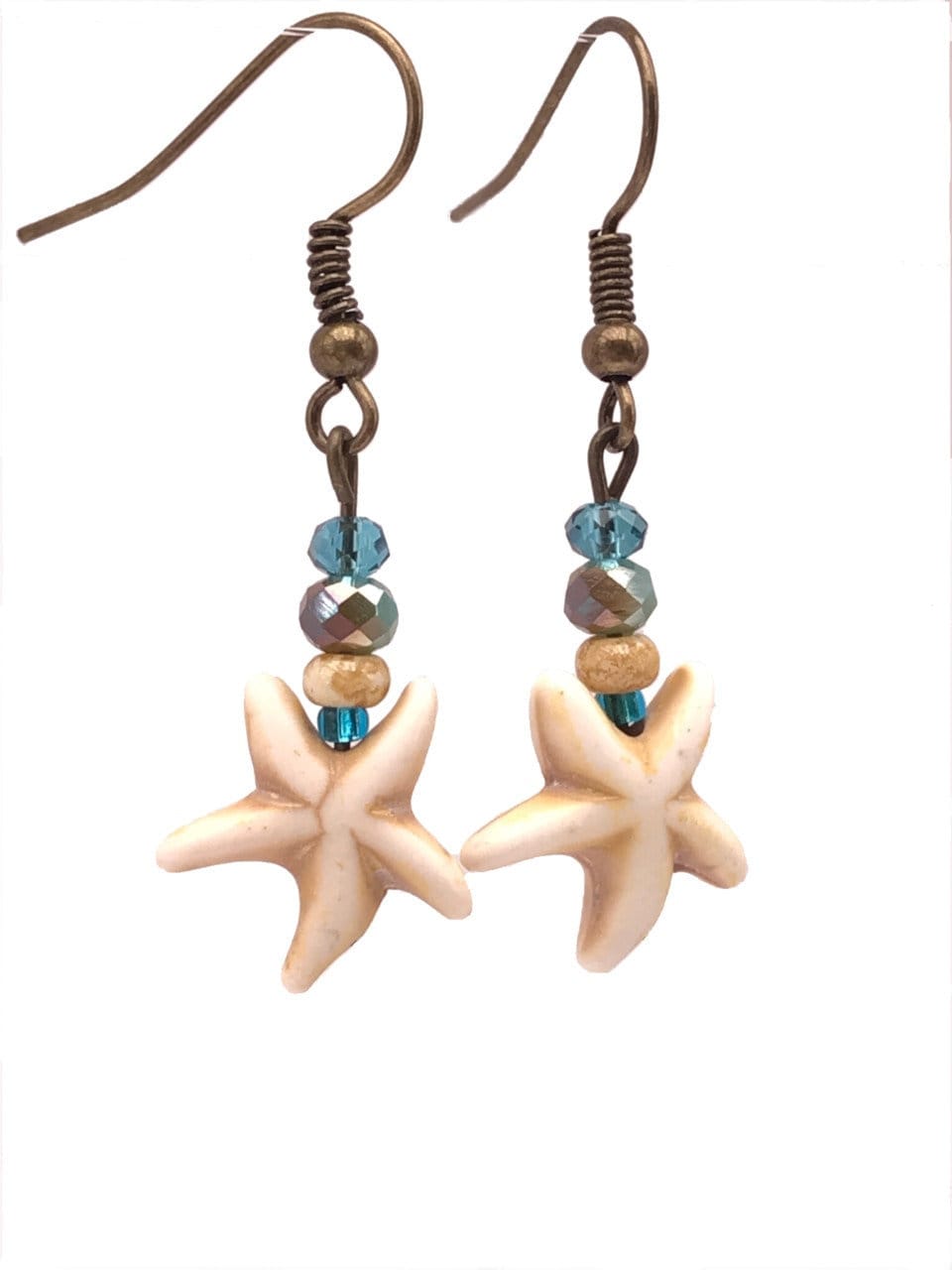 Seestern, Kristallohrringe Seestern, Kristallohrringe von simplyujewelrydesign