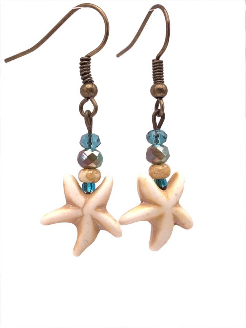 Seestern, Kristallohrringe von simplyujewelrydesign