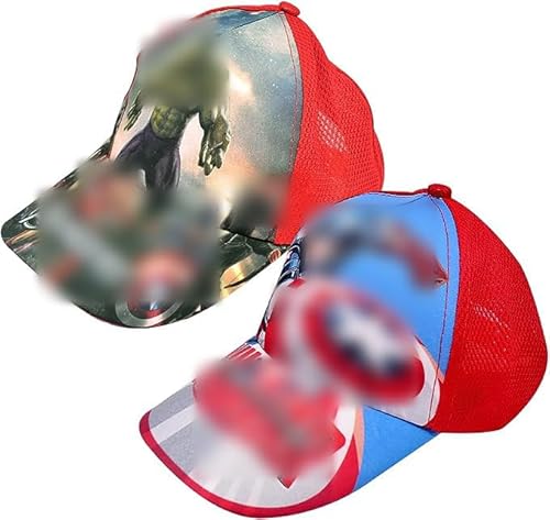 simyron Kinder Cap für Kinder Geschenk für Jungen Mädchen Kappe Baseball Cap Basecap Kinder-Geburtstag Schule Sport Rot von simyron