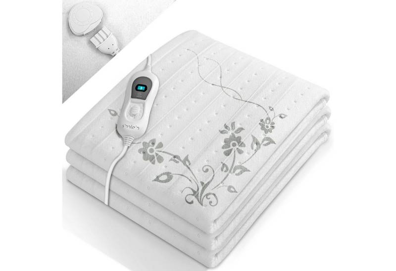 sinnlein Elektrofußwärmer Wärmeunterbett elektrisch Heizdecke Abschaltautomatik, 2 Temperaturzonen, 3 Temperaturstufen von sinnlein