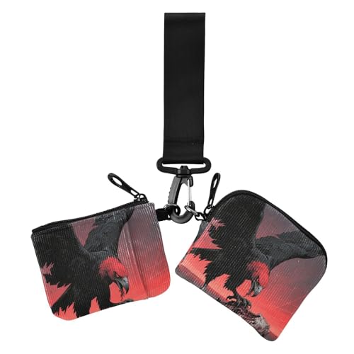 Anime Animal Bird Damen Dual Wallets Visitenkartenetuis Slim Portable Geld Organizer mit Schlüsselanhänger für Damen 2 Packungen Anime Animal Bird Damen Dual Wallets Visitenkartenetuis Slim Portable Geld Organizer mit Schlüsselanhänger für Damen 2 Packungen von siphylline