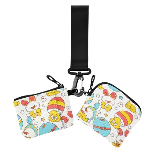 Cartoon Cute Chicks Damen Münzgeldbörse Kartenhalter klein tragbar Visitenkartenhalter mit Schlüsselanhänger für Damen 2 Packungen Cartoon Cute Chicks Damen Münzgeldbörse Kartenhalter klein tragbar Visitenkartenhalter mit Schlüsselanhänger für Damen 2 Packungen von siphylline