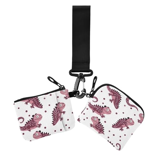 Maroon Playful Leguana Damen Geldbörsen Kartenetuis Klein Abnehmbare Kreditkarte Wallet Case mit Schlüsselanhänger für den täglichen Gebrauch 2 Packungen Maroon Playful Leguana Damen Geldbörsen Kartenetuis Klein Abnehmbare Kreditkarte Wallet Case mit Schlüsselanhänger für den täglichen Gebrauch 2 Packungen von siphylline