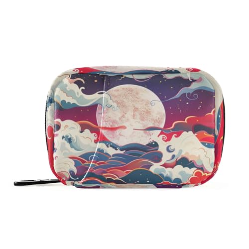 Medikamentententasche im amerikanischen Vintage-Stil, mit abnehmbaren Fächern, tragbare Reisetasche von siphylline