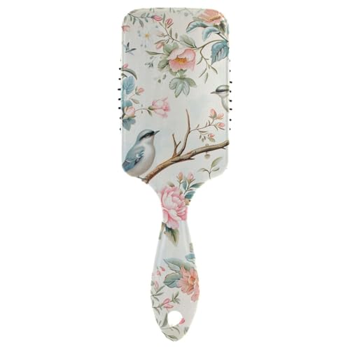 Niedliche Haarbürste für schwarze Frauen, Kopfmassagegerät für kurze Haare mit ergonomischem Griff, Cepillo para pelo rizado von siphylline