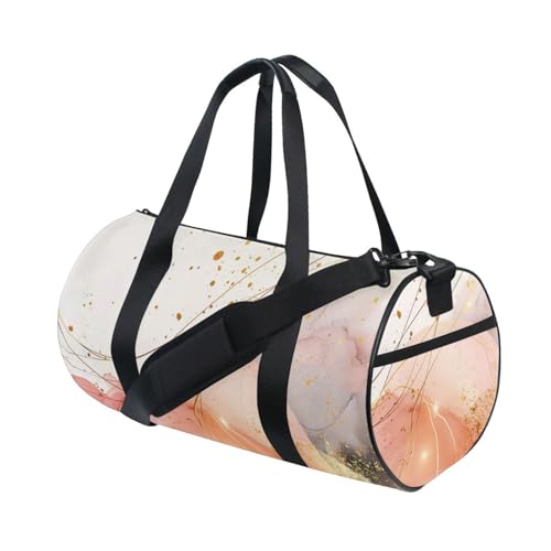 Reisetasche, Sporttasche, Turnbeutel, wasserdicht, goldfarben / orange Reisetasche, Sporttasche, Turnbeutel, wasserdicht, goldfarben / orange von siphylline