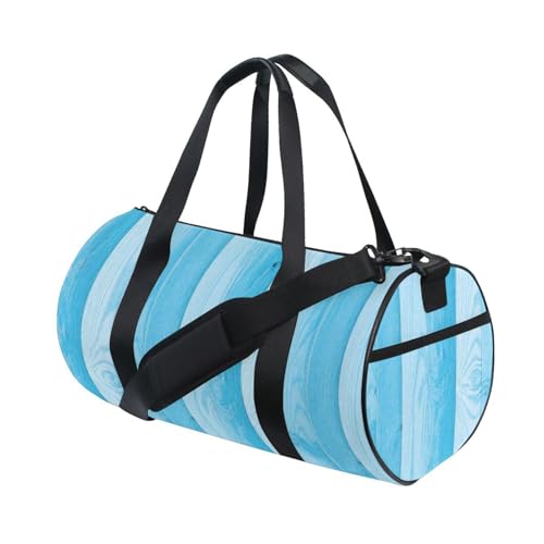 Reisetasche / Turnbeutel, gestreift, Holzstruktur, Vintage, faltbar, Blau Reisetasche / Turnbeutel, gestreift, Holzstruktur, Vintage, faltbar, Blau von siphylline