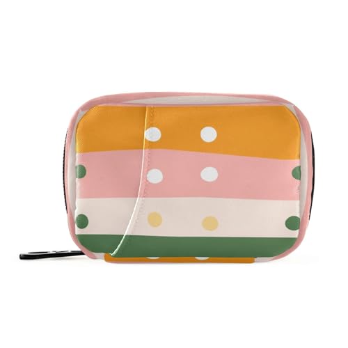 Reisetasche mit farbigen Streifen und Herkunft, mit abnehmbaren Fächern, aufsteckbarer Organizer, Reißverschlusstasche von siphylline