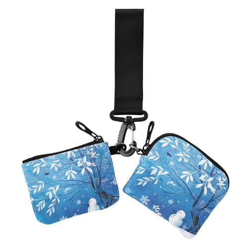 Winter Tree Damen Kleingeldbörse Kartenetuis Große Kapazität Handgelenktasche Schlüsselhalter mit Handgelenkschlaufe für Damen 2 Stück Winter Tree Damen Kleingeldbörse Kartenetuis Große Kapazität Handgelenktasche Schlüsselhalter mit Handgelenkschlaufe für Damen 2 Stück von siphylline