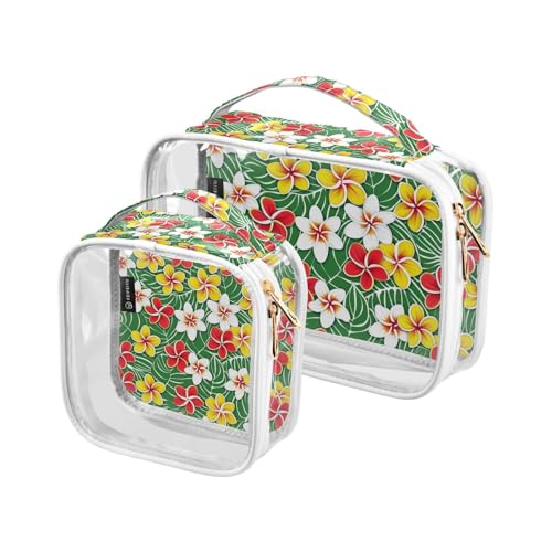 siphylline 2 transparente Herren-Kulturbeutel, TSA-geprüft, multifunktionale Kosmetiktasche, Reisetasche, Rasierutensilien von siphylline