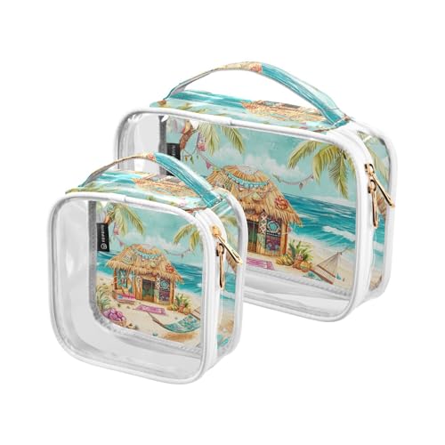 siphylline 2 transparente Herren-Kulturbeutel, TSA-zugelassen, transparente Make-up-Tasche, Reise-Rasierutensilien siphylline 2 transparente Herren-Kulturbeutel, TSA-zugelassen, transparente Make-up-Tasche, Reise-Rasierutensilien von siphylline