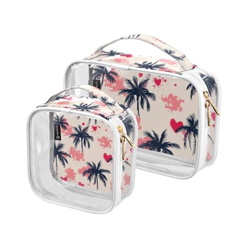 siphylline 2 transparente Herren-Kulturbeutel, TSA-zugelassen, wasserabweisend, kleine Make-up-Tasche, Reiseutensilien siphylline 2 transparente Herren-Kulturbeutel, TSA-zugelassen, wasserabweisend, kleine Make-up-Tasche, Reiseutensilien von siphylline