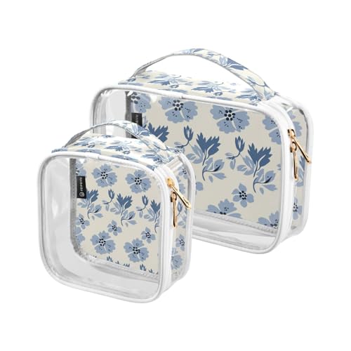siphylline 2 transparente Kulturbeutel für Reisen, TSA-zugelassen, wiederverwendbar, kleine Make-up-Tasche, Rasierset für Herren siphylline 2 transparente Kulturbeutel für Reisen, TSA-zugelassen, wiederverwendbar, kleine Make-up-Tasche, Rasierset für Herren von siphylline