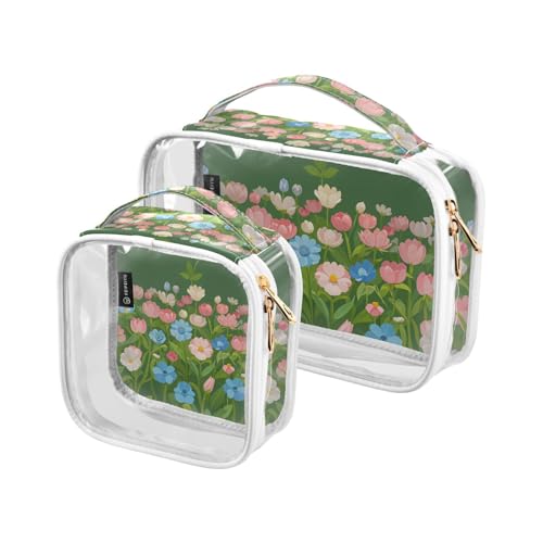 siphylline 2 transparente Kulturbeutel für TSA-zugelassene wasserdichte Reise-Make-up-Taschen für Herren siphylline 2 transparente Kulturbeutel für TSA-zugelassene wasserdichte Reise-Make-up-Taschen für Herren von siphylline
